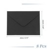 Unique Bargains Invitation Envelopes for Greeting Cards Wedding Birthday Christmas Small Linen Texture 10 Pcs - 2 of 4