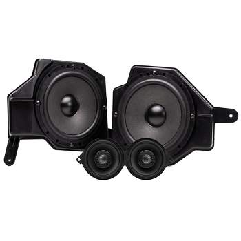 MB Quart JS1-316 Front Speaker Upgrade Kit With 6.5" Pods and 3.5" Coaxial Speakers Compatible With Wrangler And Gladiator 2018+