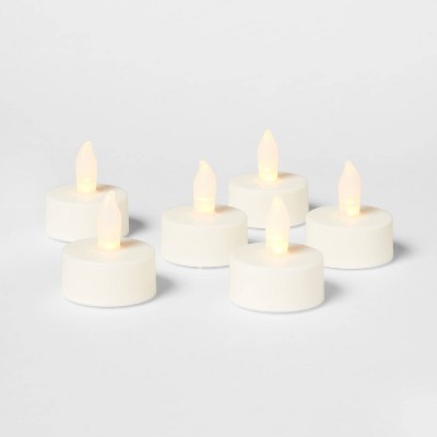 24ct Twist-Flame LED Tealight Candles (Cream) - Room Essentials&#8482;