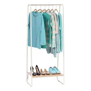 IRIS USA Garment Rack for Hanging Clothes and Displaying Accessories