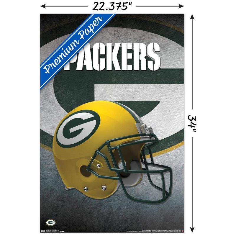 Trends International NFL Green Bay Packers - Helmet 16 Unframed Wall Poster Prints, 3 of 7
