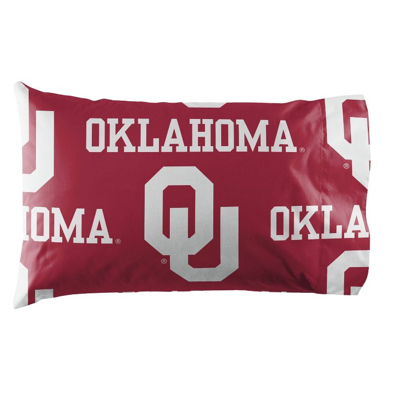 NCAA Oklahoma Sooners Rotary Bed Set, 3 of 4