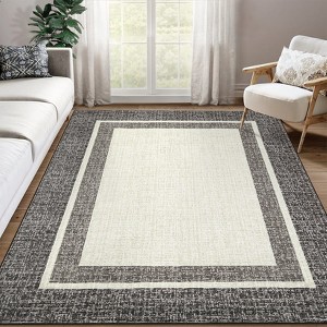 Washable Rugs for Living Room Modern Bedroom Rug - 1 of 4