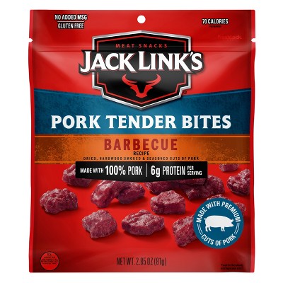 Jack Links Bbq Pork Tender Bites - 2.85oz : Target