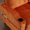 NicBex Chenille L-Shaped Sectional Sofa with Side Pocket,2 Cup Holders and Storage Ottoman for Living Room,Apartment - 4 of 4