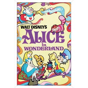 Trends International Disney Alice In Wonderland (1951) - Vibrant One Sheet Framed Wall Poster Prints - 1 of 4