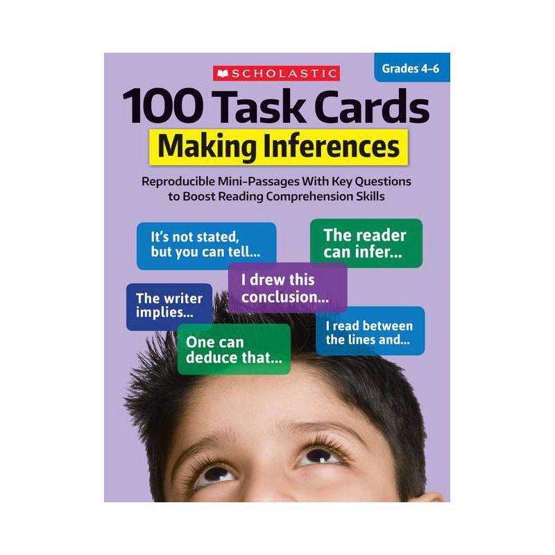 100 Task Cards: Making Inferences - by  Justin McCory Martin & Carol Ghiglieri & Justin Martin (Paperback), 1 of 2