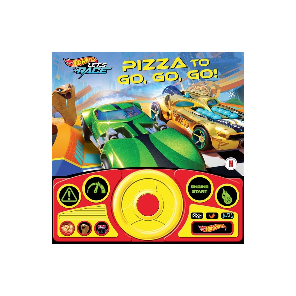 Hot Wheels Let's Race: Pizza to Go, Go, Go! Sound Book - by Pi Kids (Mixed Media Product)