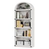 5-Tier Arched Bookshelf, 71.65" Tall Farmhouse Wood Bookcase with Storage Shelves, for Living Room, Bedroom, Home Office - 2 of 4