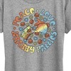 Women's - SpongeBob SquarePants - Peace Love Krabby Patties Short Sleeve Graphic T-Shirt - 2 of 4