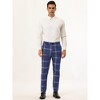 Lars Amadeus Men's Slim Fit Checked Patterned Business Trousers 2 Packs - image 3 of 4