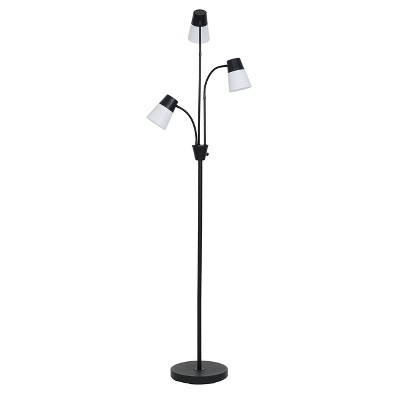 three lamp floor lamp