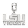 Black Bow Jewelry Sterling Silver Louisiana State Fighting Tigers NCAA Bead Charm - 2 of 4