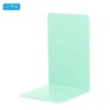 Unique Bargains Acrylic L-shaped Smooth Rounded Corner Book Ends - 3 of 4