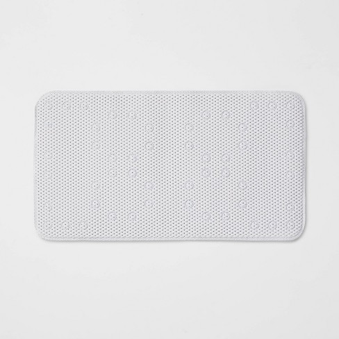 Small Cushion Bath Mat White - Room Essentials™ : Target