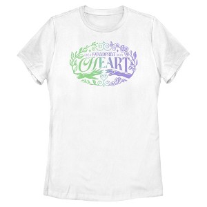 Womens Wicked: For Good Like a Handprint on My Heart T Shirt - 1 of 4