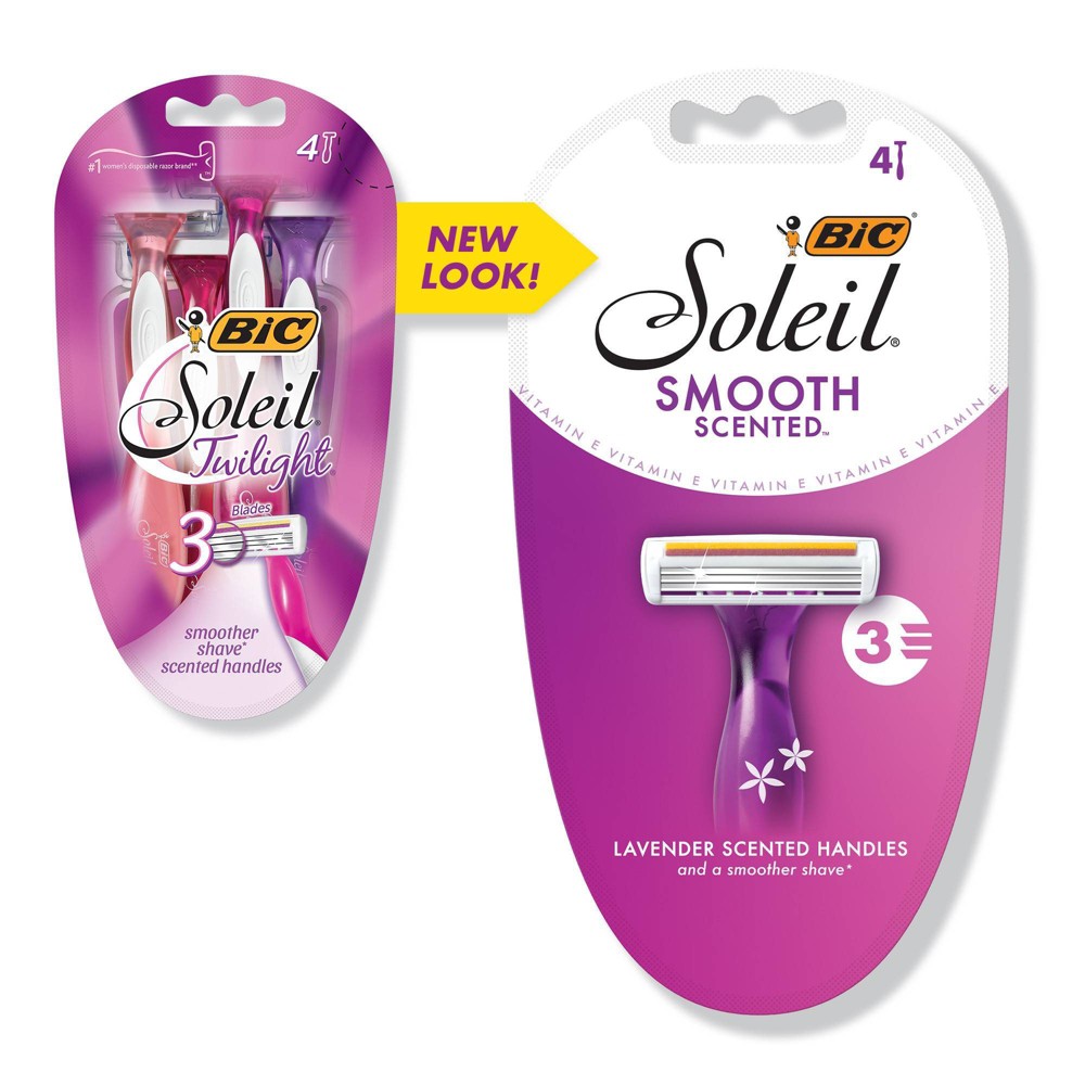 UPC 070330714175 product image for BiC Soleil Twilight Triple Blade Disposable Razor for Women - 4ct | upcitemdb.com