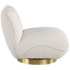 Meridian Furniture,Geneva Boucle Fabric Swivel Accent Chair - 4 of 4