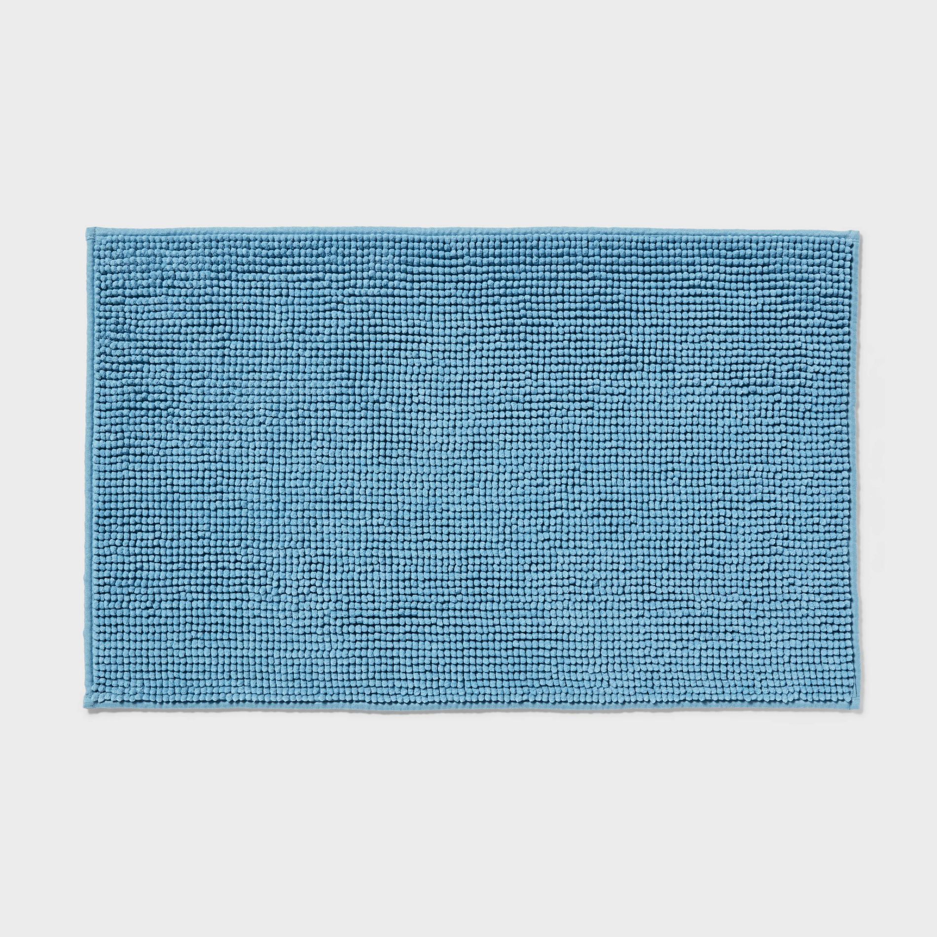 20"x32" Everyday Chenille Bath Rug Quilt Blue - Room Essentials™