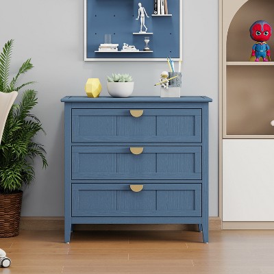 Bella Depot 31.5''W 3 Drawer Cabinet,Suitable for bedroom, living room
