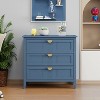 GDFStudio Virginia 31.5" Wood Storage Cabinet with 3 Dawers - 2 of 4