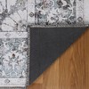Modern Farmhouse Floral Scroll Border Indoor Area Rug or Runner by Blue Nile Mills - 4 of 4