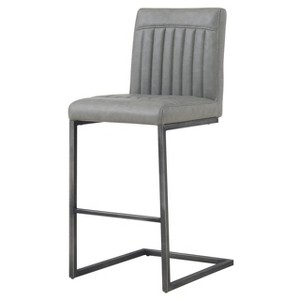 New Pacific Direct Ronan PU Leather Counter Stool,Set of 2 - 1 of 4