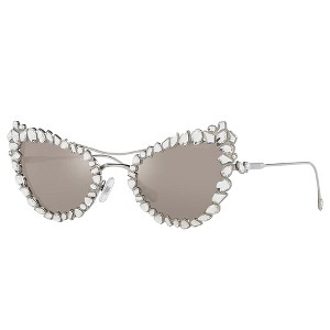 Swarovski SK 7011 4001AP Womens Irregular Sunglasses Silver 56mm - 1 of 3