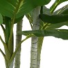 KTMBDW Artificial Fiddle Leaf Fig Tree Fake Ficus Lyrata Plant, Faux Plants in Pot for Indoor Outdoor Home Office Garden Modern Decoration - 4 of 4