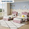 Kids Noise-Free Platform Bed Frame–With Headboard & Storage Drawer,Easy Assembly, Children Bedroom Furniture - 4 of 4