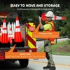 Traffic Cones 28",Safety Cones, PVC Orange Safety Road Parking Cones with 2 Reflective Collars,Hazard Construction Cones for Traffic Parking - 2 of 4