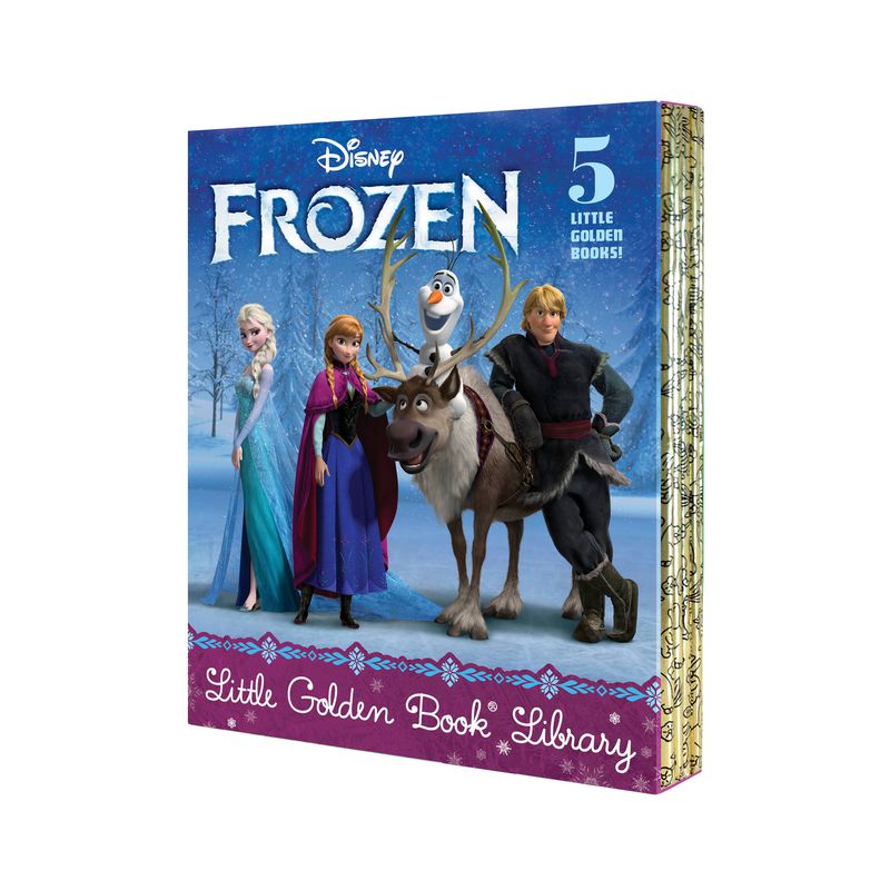 Frozen Little Golden Book Library (Disney Frozen) - by  Various (Mixed Media Product), 1 of 2