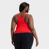 Women's Everyday Soft Square Neck Support Tank Top - All In Motion™ - 2 of 3
