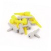 Unique Bargains Plastic Fish Tank Aquarium Air Pump Volume Flow Control Valve Yellow Gray 10 Pcs - 3 of 3