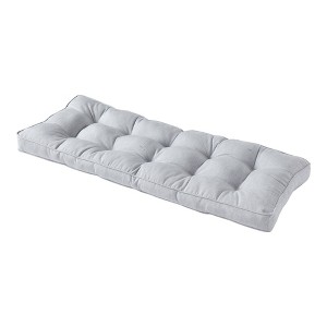 Kensington Garden 18"x51" Solid Outdoor Bench Cushion - 1 of 4