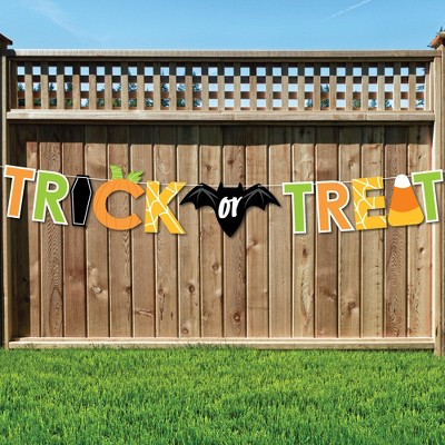 Big Dot of Happiness Jack-O'-Lantern Halloween - Large Kids Halloween Party Decorations - Trick or Treat - Outdoor Letter Banner