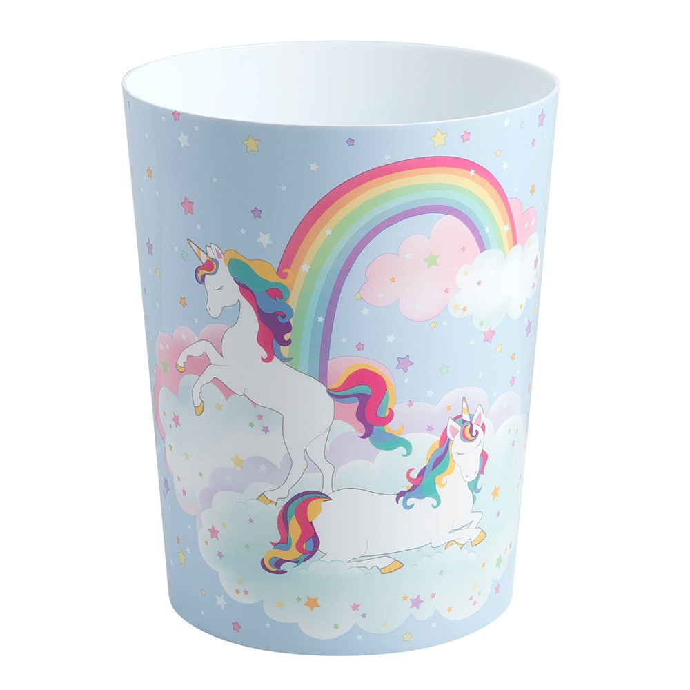 Photos - Waste Bin Unicorn and Rainbow Kids' Wastebasket - Allure Home Creations