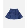 Deux par Deux Girl Chambray Skort Navy Blue - 3 of 4