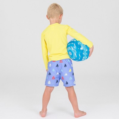 RuggedButts Boys Swim Trunks - Down By The Bay, Size: 6 — фото 5