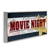 Stupell Industries Movie Night Vintage Sign, 30" x 13" - 3 of 4