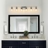 DAKAFUL Modern Bathroom Vanity Light, 4/5/6/8/10-Light Vanity Fixtures with Clear Glass Shade, Reversible Wall Sconces Over Mirror,for Bedroom - 3 of 4