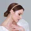 Unique Bargains Women's Hairband 2 Rows Rhinestone Headband 0.31 Inch Wide 1 Pc - 2 of 4
