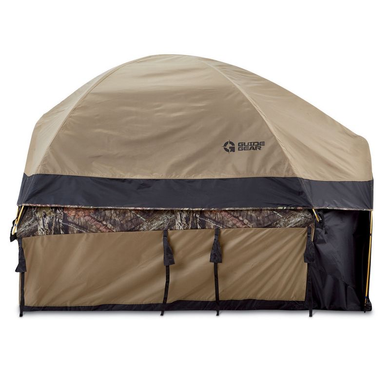 Guide Gear Aluminum Frame Premium Pickup Truck Bed Tent for Camping and Hunting, Outdoors, Bathtub Floor, Cabin Access, Full Size 92 x 60 x 64 inch, 2 of 7