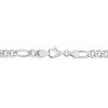 EVERLY JEWELRY | Sterling Silver 5.5mm Figaro Chain Bracelet - 7.5 in - 2 of 4
