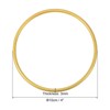 Unique Bargains Floral Hoop Wreath Frame Macrame Ring for Wedding Geometric Decor Party Wall Hanging - 2 of 4