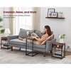 VASAGLE End Table ,  Small Side Tables, Nightstand with Outlets and USB Ports, Bedside Table with Storage Shelf - 2 of 4