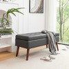 Racxily Storage Bench for Bedroom & Entryway, Multi-Functional Ottoman with Storage - 4 of 4