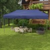 DSVIMOY 10'*20' Pop Up Canopy Tent, Outdoor Instant Gazebo Sun Shade Shelter for Catering, Wedding, Dark Blue, 230.4"*115.2"*132" - 2 of 4