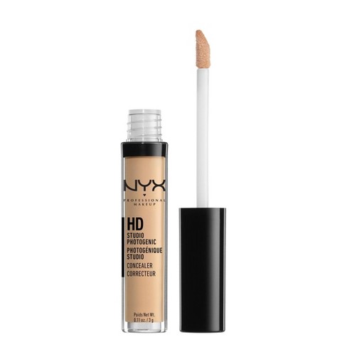 NYX Professional Makeup HD Photogenic Undereye Concealer Wand - Medium  Coverage - Sand Beige - 0.11oz