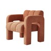 31.10" Boucle Upholstered Accent Chair, High-Density Foam, Solid Wood Frame, Comfortable Lounge Chair for Living Room - 4 of 4